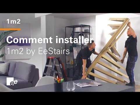Comment installer l’escalier 1m2 | EeStairs