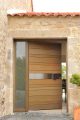 Porte en bois cedre rouge