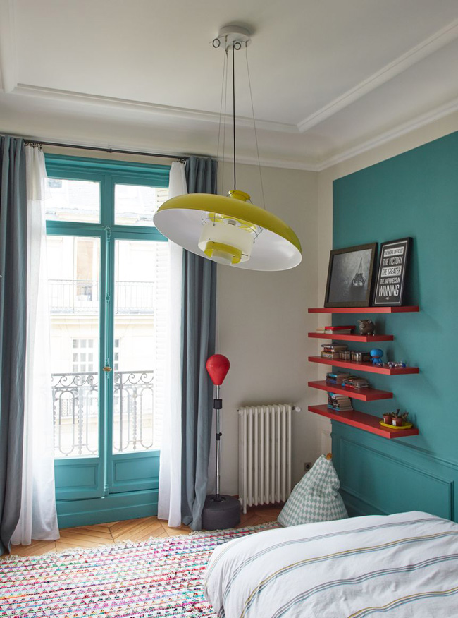 Une decoration moderne dans un appartement parisien