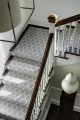 motif d'alvéoles pour tapis d'escalier moderne