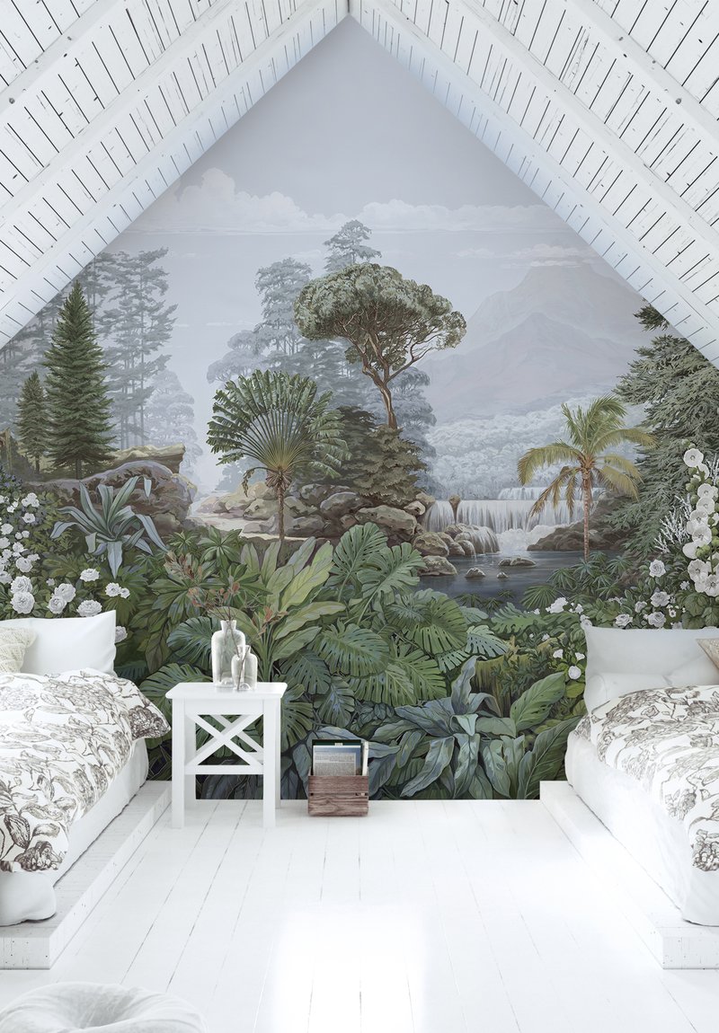 Isidore Leroy Firone papier peint panoramique chambre enfant nature plantes