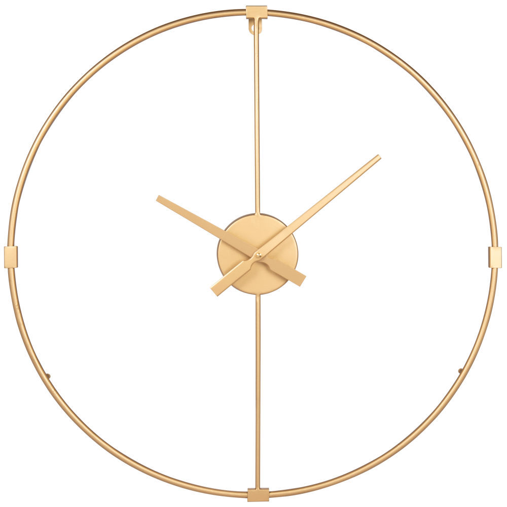 Maria D60 Maison du Monde Horloge murale minimaliste métal doré