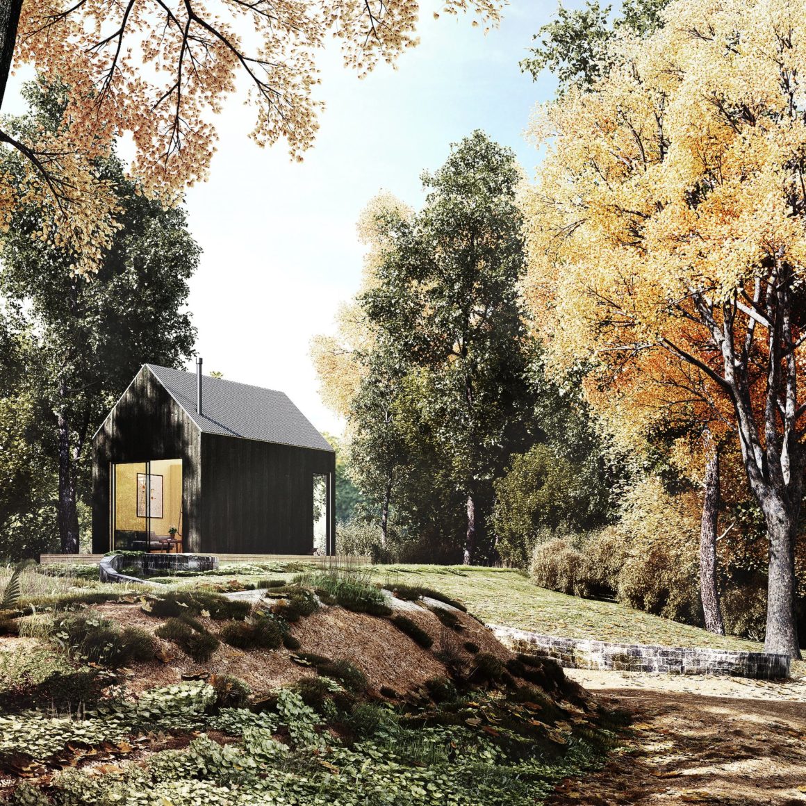 Loft Cabin cabane DEN forêt