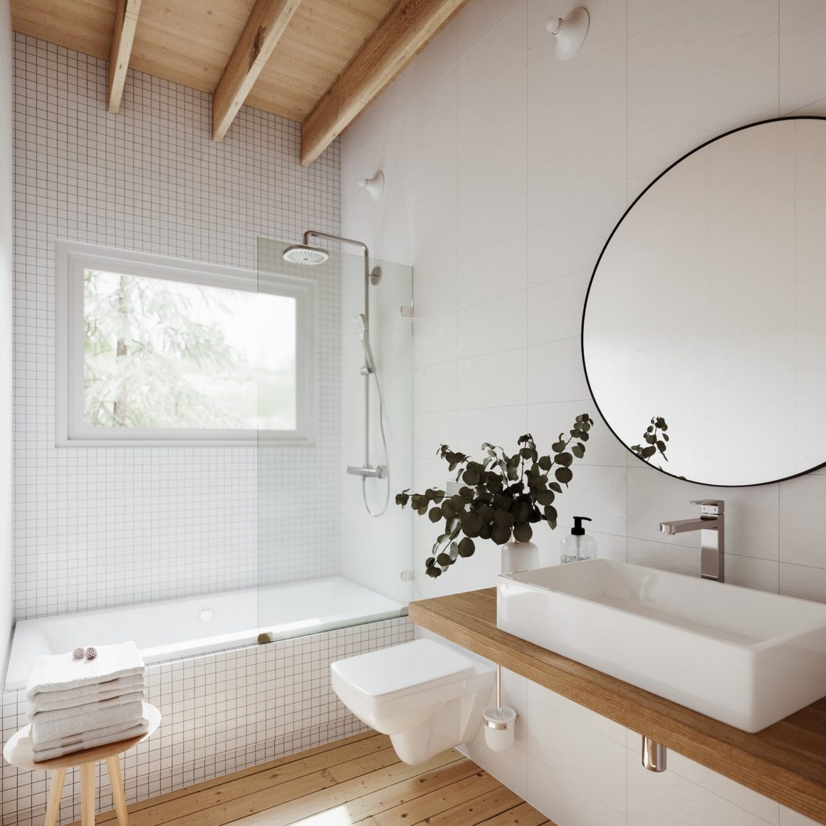 Modern Cottage salle de bain DEN cabane