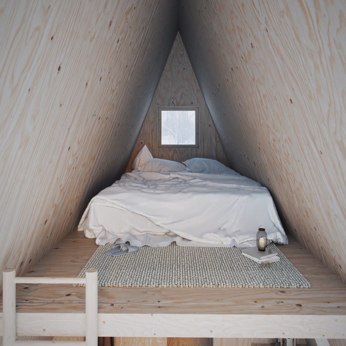 A Frame Bunk Plus chambre DEN cabane