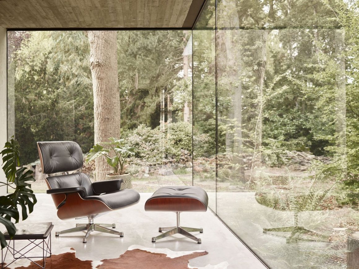 fauteuil Lounge Chair salon vitré relaxation Charles et Ray Eames