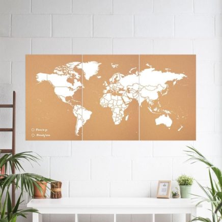 20 cartes du monde géantes à poser sur vos murs (ou votre plafond)