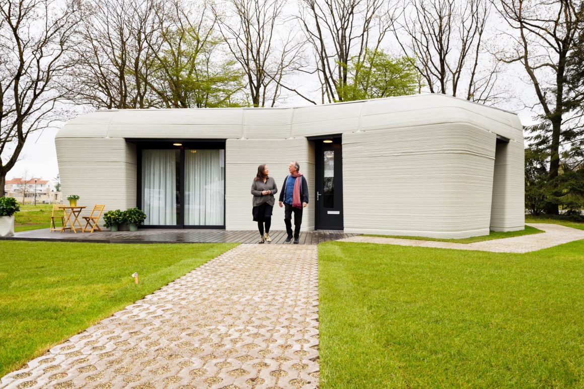 première maison d'Eindhoven projet Milestone premier locataire maison béton 3D pays-bas